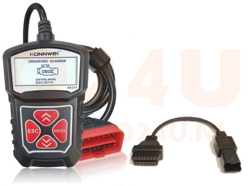 Diagnose handscanner voor Ducati motoren, voor 4 pin modellen