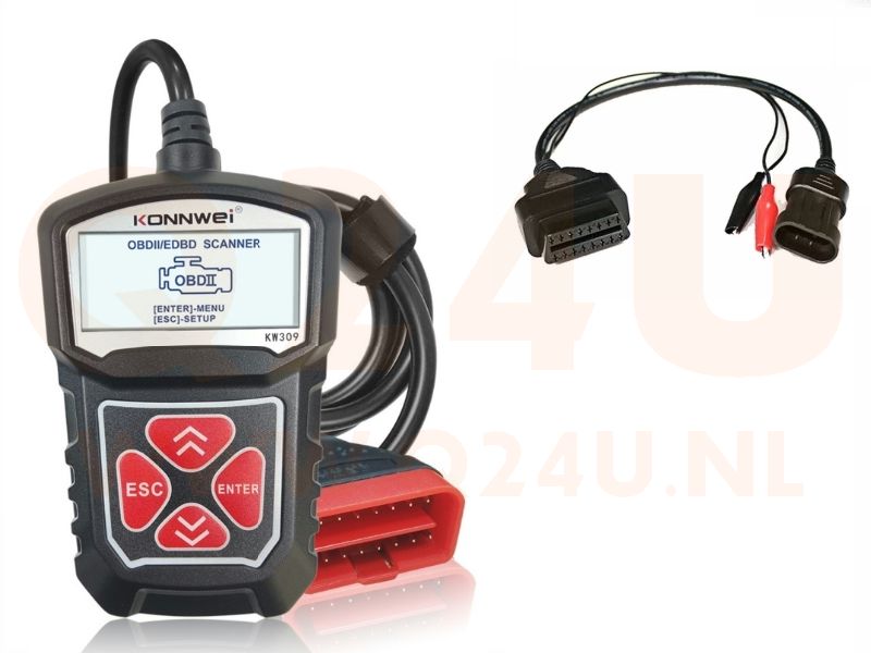 Diagnose handscanner voor Ducati motoren met 3 pins aansluiting