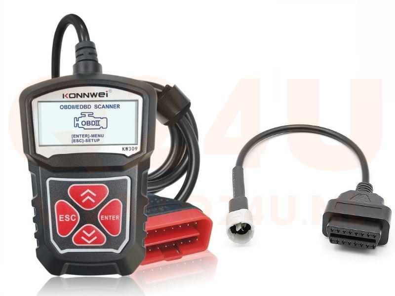 Diagnose handscanner voor Yamaha motoren met 3 pins aansluiting