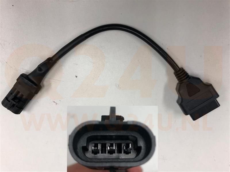 KYMCO scooter - motorbike 3 pin naar 16 pin verloop adapter kabel
