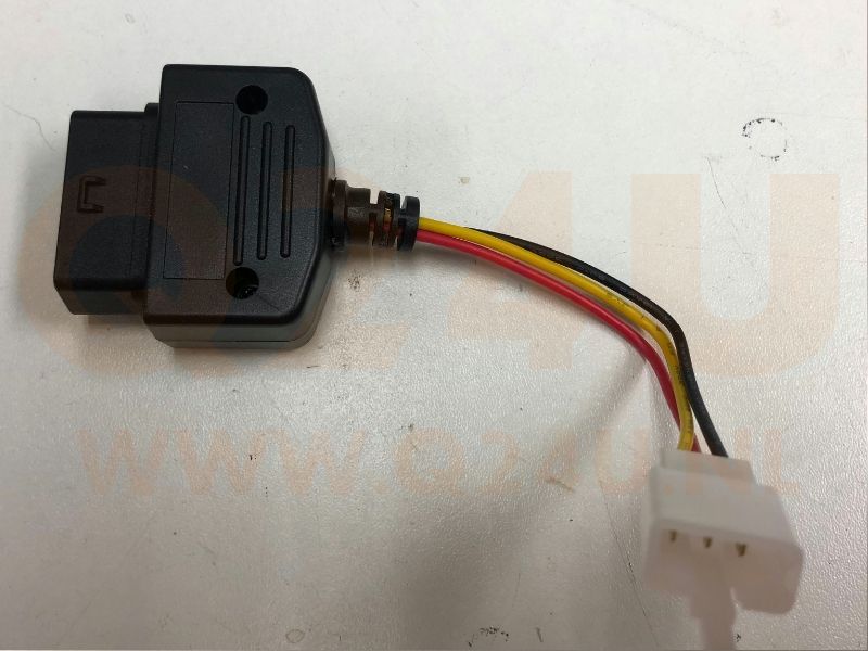 Euro 4 verloopkabel OBD2 16 naar 3 pin voor diverse scooters - SYM enz