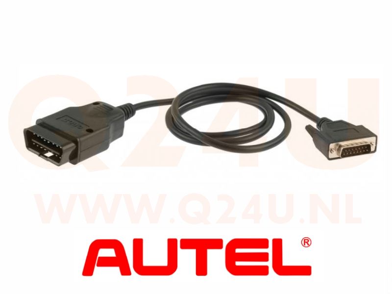 OBD2 aansluitkabel voor Autel MS509 handscanners - 16 pins male naar 15 pins male
