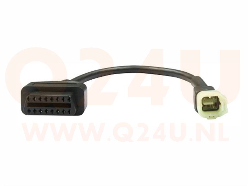 Suzuki marine diagnose verloopkabel van 16 pin (OBD2) naar 4 pin (Suzuki)