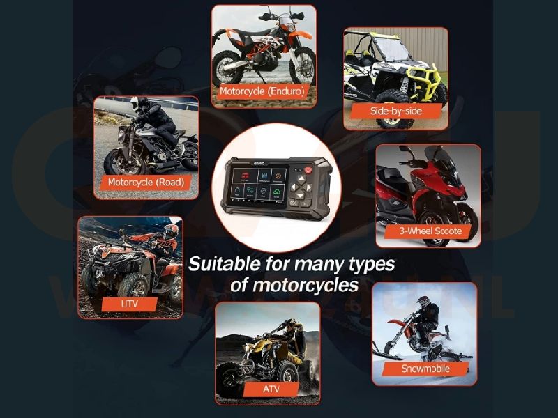 OBDPROG Moto 100 Motorfiets diagnose scanner pro versie - EU versie