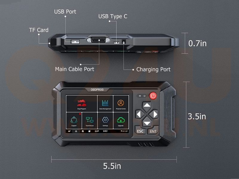 OBDPROG Moto 100 Motorfiets diagnose scanner pro versie - EU versie