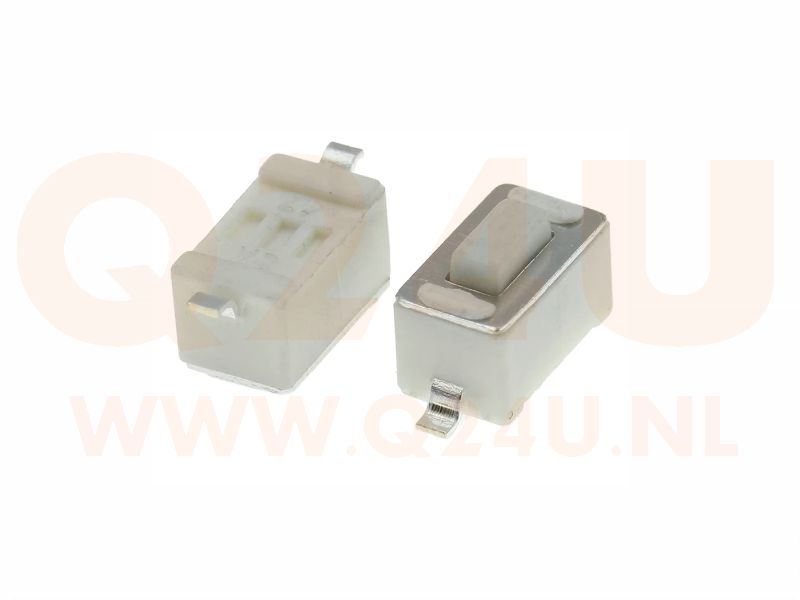 Microschakelaar, 3.0 x 6.0 x 4.3 mm - 2 contacten punten (2 stuks)